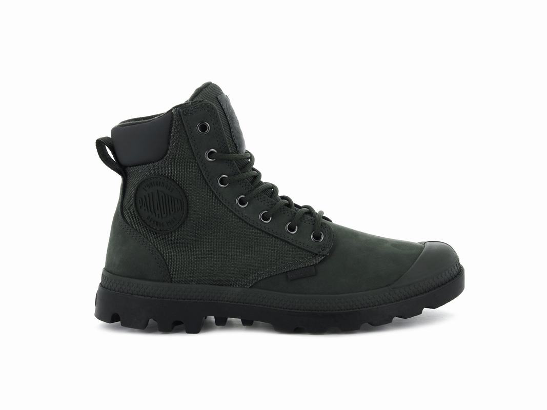 Palladium Pampa Sport Cuff Wpn Herren Stiefel Wasserdicht Olivgrün ||028476-RNL||